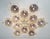 Italian 21st Century Beehive Polished Brass Smoky Murano Flush Mount by Fabio LTD For Sale - Image 3 of 8