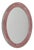 Italian Oval Mirror with Regency Decoration, 1950s For Sale