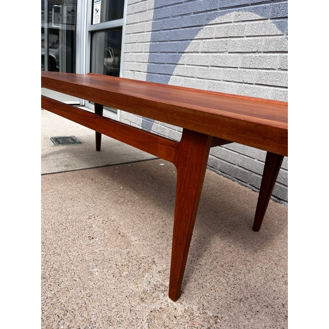 Mid 20th Century Finn Juhl for France & Son Made by Povl Dinesen Teak Coffee Table, Denmark, 1960s For Sale - Image 5 of 11