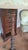 Late twentieth century (1940 - 1980) 1970s floor lamp in beech with original embroidered lampshade. Elegant floor lamp...