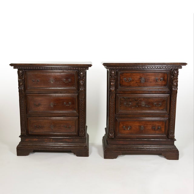 Pair of Narrow 18th Century Italian Walnut Buffets, Italy Circa 1780 For Sale - Image 11 of 12