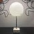 Mid-Century Modern 1970s Paul Mayen for Habitat Travertine Lollipop Table Lamp For Sale - Image 3 of 12