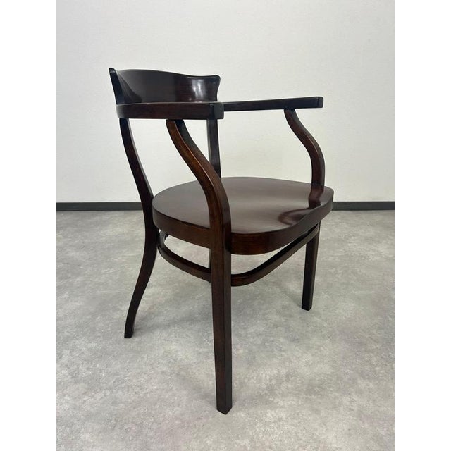 19th Century Office Chair by Otto Wagner for Thonet, 1890s For Sale - Image 5 of 14