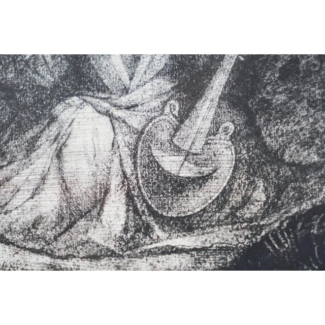 1970s Ernst Fuchs, Forest Idyll in Front of the Sky Wall, 1974, Artist's Proof For Sale - Image 5 of 17