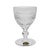 Elegant and substantial, this set of six vintage Saint-Louis Trianon burgundy wine goblets brings the clarity, weight, and...