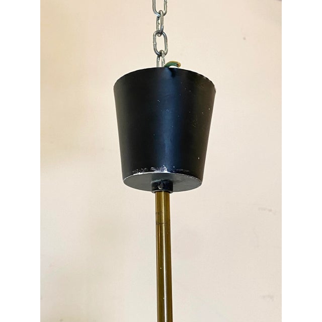 Opal Glass Pendant Light, 1960s For Sale - Image 10 of 13