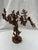 Mid 20th Century Oak Leaves and Acorns Metal Candelabra For Sale - Image 5 of 9
