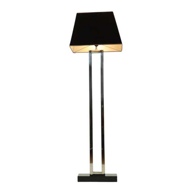 Floor Lamp in Stainless Steel and Granite Base For Sale - Image 18 of 18