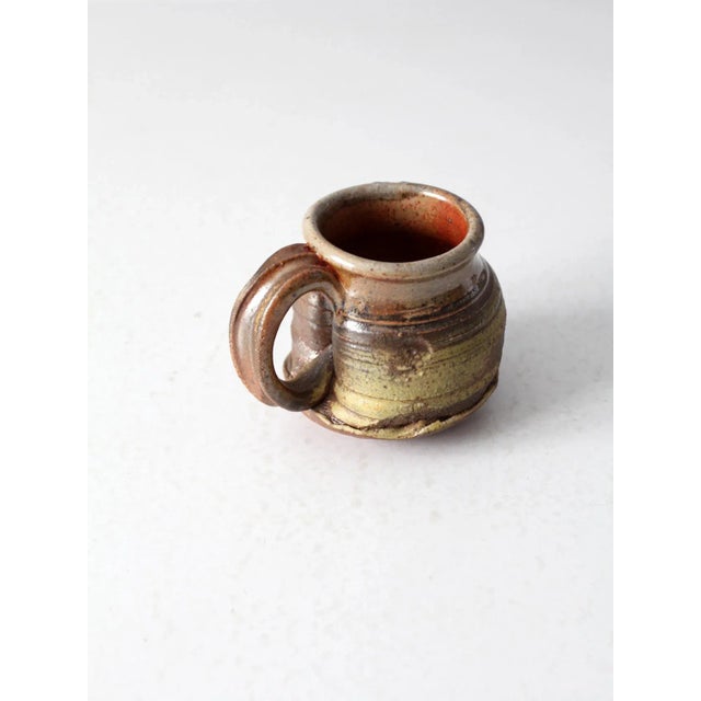Vintage Amerian Studio Pottery Mug For Sale - Image 9 of 12