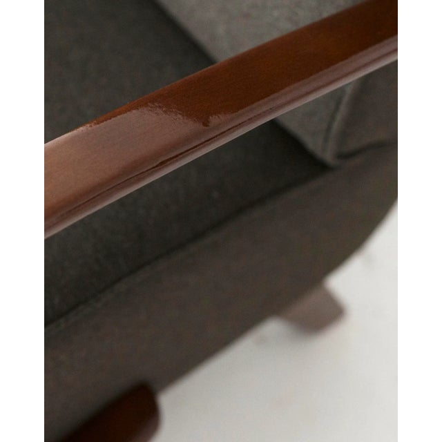 Wood H-410 Armchair by Jindřich Halabala, 1930s For Sale - Image 7 of 13