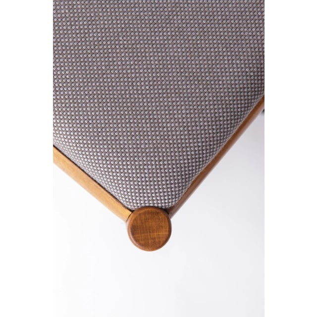 Beige Vintage German Dining Chairs in Beechwood, 1970s, Set of 4 For Sale - Image 8 of 9