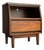 1960s Mid-Century Walnut Nightstand by Stanley For Sale