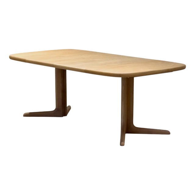 Danish Double Extending Oak Dining Table from Skovby, 1960s For Sale