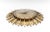 Mid-Century Modern Mid-Century Modern Sunburst Wall Clock in Brass from Trichter, Germany, 1950s For Sale - Image 3 of 8