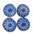 Introducing our stunning set of 4 handmade blue drink coasters, skillfully crafted in the enchanting country of Uganda....