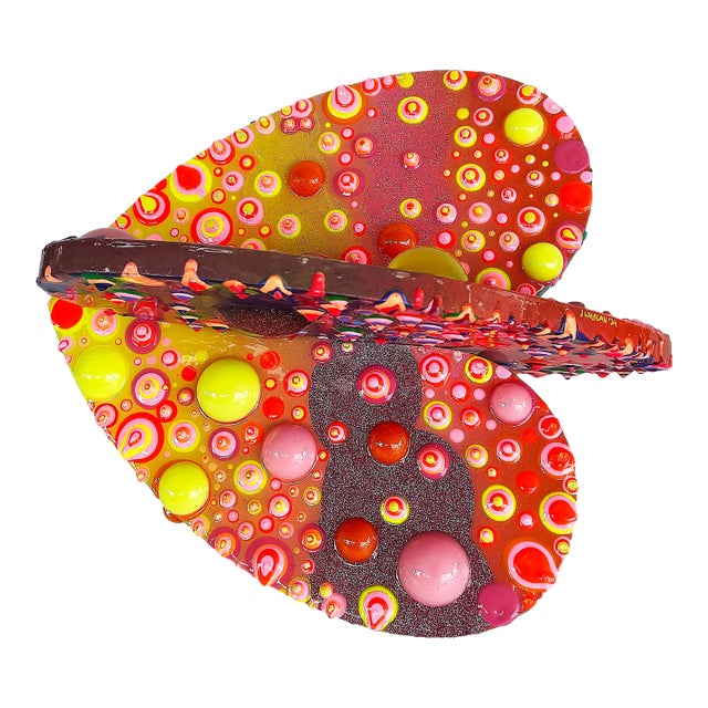 Acrylic, Epoxy "Love Sculpture", Artists Michael Gitter and Jillian Whelan For Sale