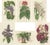 Louis van Houtte, Botany Illustrations of Wisteria, Scutellaria, Sage, 1853, Prints, Set of 6 For Sale