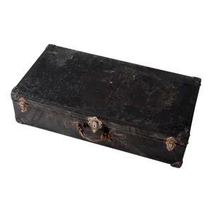 Antique Black Suitcase