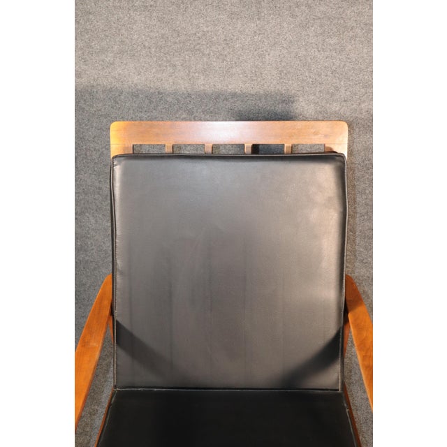 Wood Mid 20th Century Mid-Century American Lounge Chair For Sale - Image 7 of 7