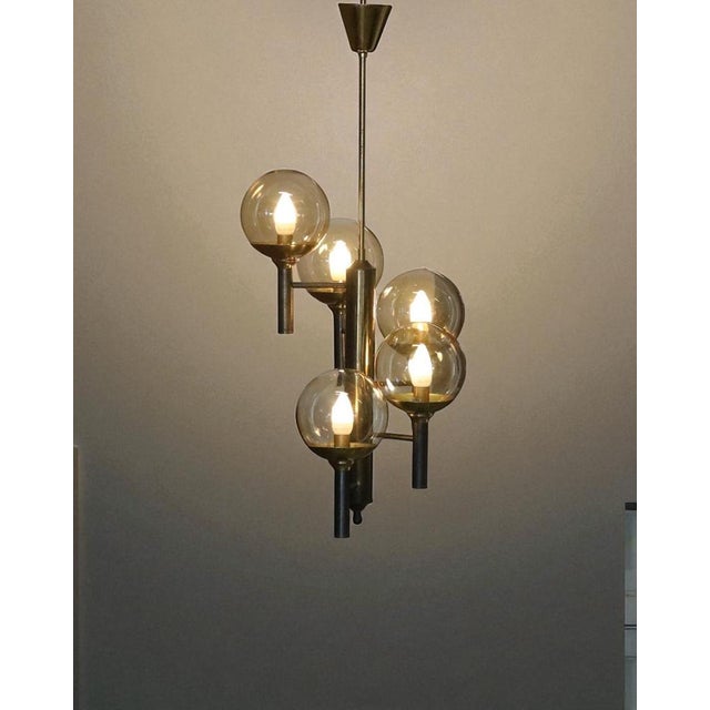 Scandinavian Modern Chandelier by Svend Mejlstrøm for Mejlstrøm Belysning, 1960s For Sale - Image 18 of 18