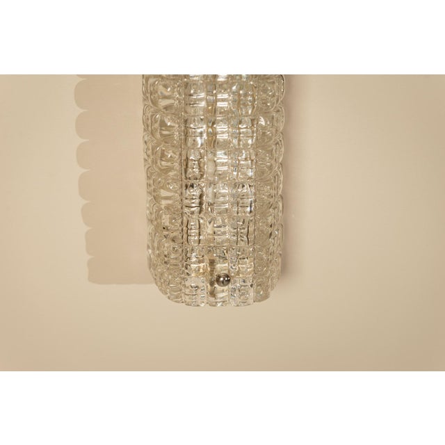 Large Murano Glass Wall Lamp attributed to Venini, Italy, 1970s For Sale - Image 8 of 12