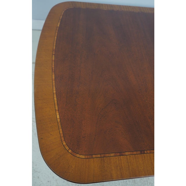 Wood Baker Bill Sofield Inlaid Mahogany Dining Table For Sale - Image 7 of 18