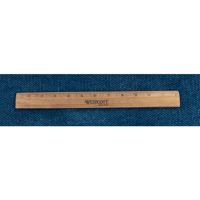 Blue White Block Printed Handmade Cotton Boho Inspired Flatweave Rug4x6 Ft. For Sale - Image 18 of 18