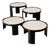 Vintage 783 Nesting Tables by Gianfranco Fratti for Cassina, 1980s, Set of 4 For Sale