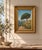 Early 20th-century oil painting on panel depicting Cannes, La Bocca, on the French Riviera, with the Estérel mountain...