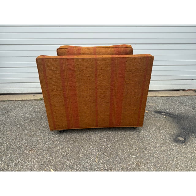 Mid Century Modern Cube Lounge Chair by Dunbar For Sale - Image 11 of 12