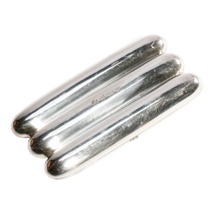 Rare Asprey Luxury Vintage English Sterling Silver Cigar Case Holder Tobacciana
