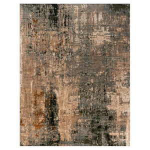 Abstract Modern “Digital Age” Wool Rug by Doris Leslie Blau