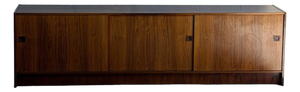 Danish Rosewood Modern Credenza Long Low Sideboard Storage Unit Furniture Denmark 1960s