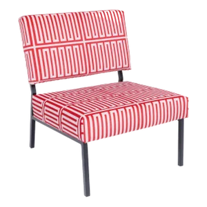 Elios Red and Pink O2 Armchair by Babel Brune