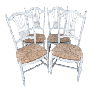 Vintage Italian Campaign Chairs - 4 Chairs