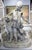 Signed Antique French Plaster Sculpture, a Renaissance Boy and His Dog, C. 1880 For Sale - Image 18 of 18