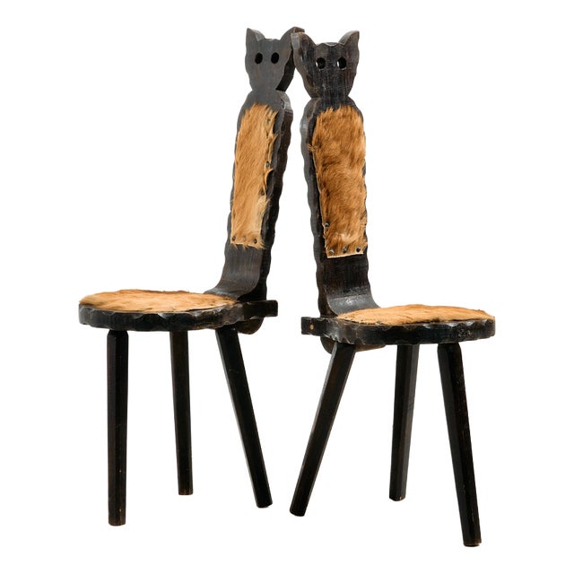 Vintage Hand-Crafted Side Chair, 1970s For Sale