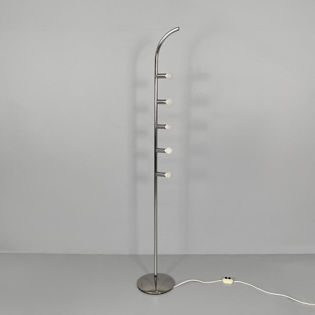 Italian Space Age Steel Floor Lamp by Goffredo Reggiani, 1970s For Sale - Image 18 of 18