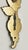 Brass 9.375 In. Back Plate With Extra Long Keyhole For Sale - Image 4 of 5