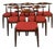 Mid 20th Century Set of Six Vamo Sønderborg Style Wishbone Dining Chairs For Sale