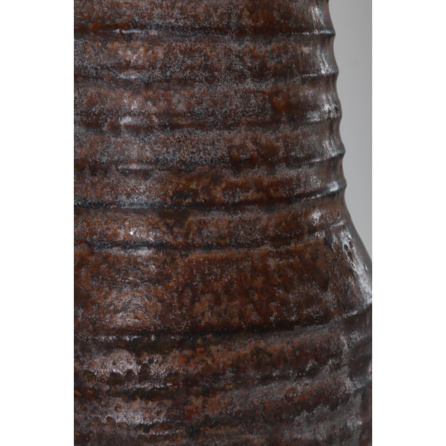 Brown Art Nouveau Ceramic Table Lamp from Hans Henrik Petersen Hpk, Denmark, 1930s For Sale - Image 8 of 18