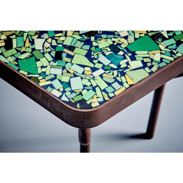 Metal Hand-Crafted Terrazzo Coffee Table by Felix Muhrhofer For Sale - Image 7 of 14
