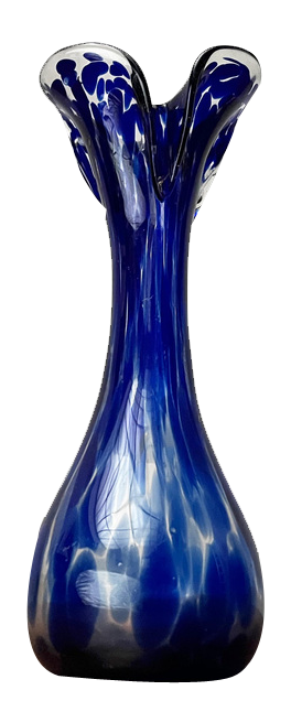 Vintage Flower Murano Glass Vase