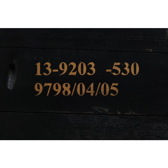 Ethan Allen Chinoiserie Decorated 4 Drawer Console Cabinet For Sale - Image 12 of 12