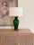Emerald Emerald Green Vintage Murano Lamps With Iridescent Glass Swirl Effect For Sale - Image 8 of 12