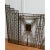 Art Deco Wrought Iron & Brass Three-Panel Gates – French Modernist Style – C. 1930 For Sale - Image 4 of 11