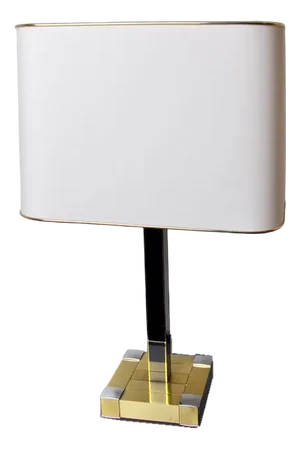 Regency Table Lamp attributed to Bd Lumica, Italy, 1970s