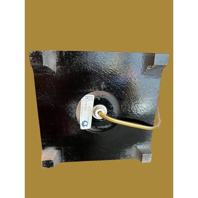 Black Vintage Lamps, 1970, Set of 2 For Sale - Image 8 of 9