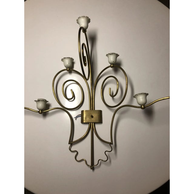 Metal Sconces, 1950s, Set of 2 For Sale - Image 7 of 12