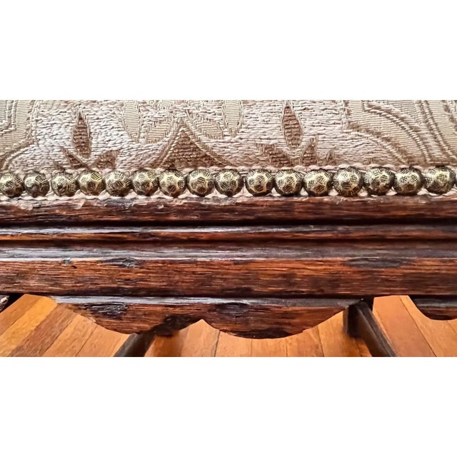 1930s Feudal Oak Chairs by Jamestown Lounge Company - Set of 4 For Sale - Image 11 of 11